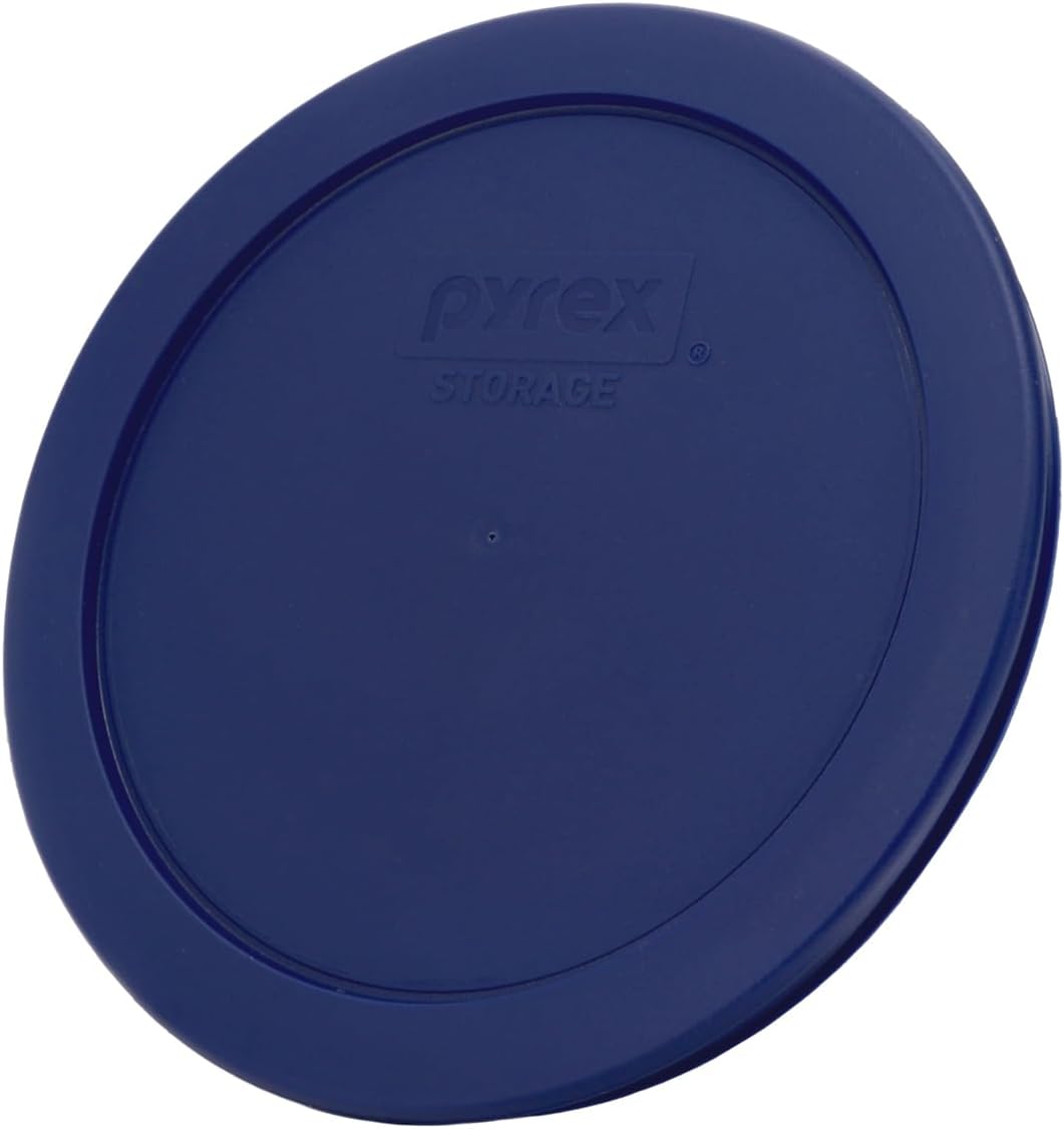 Pyrex Blue Lids - 7202-PC, 7200-PC, 7201-PC, 7402-PC, 7210-PC, 7211-PC (9-Pack) Made in USA