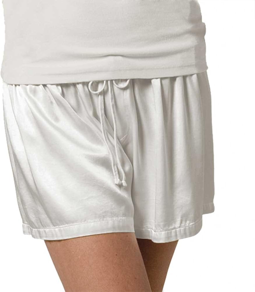 PJ Harlow Women's Mikel Satin Boxer Short : Clothing, Shoes & Jewelry