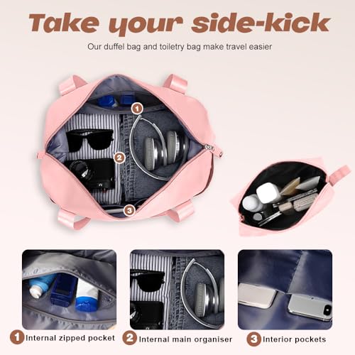 Image of AnyZip Luggage PC ABS Hardside Lightweight Suitcase with 4 Universal Wheels TSA Lock 20 24 28 Inch, Pink, 3 piece set(20 inch), Fashion