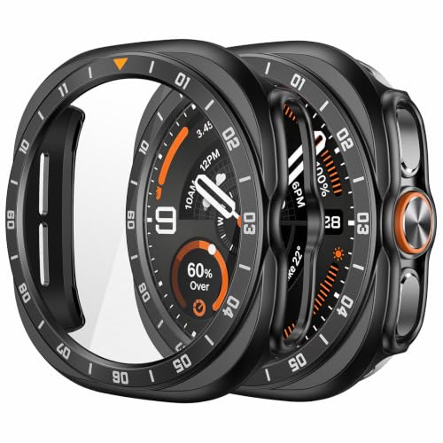 Image of Misxi 2-Pack Case with Screen Protector for 47mm Galaxy Watch Ultra 2