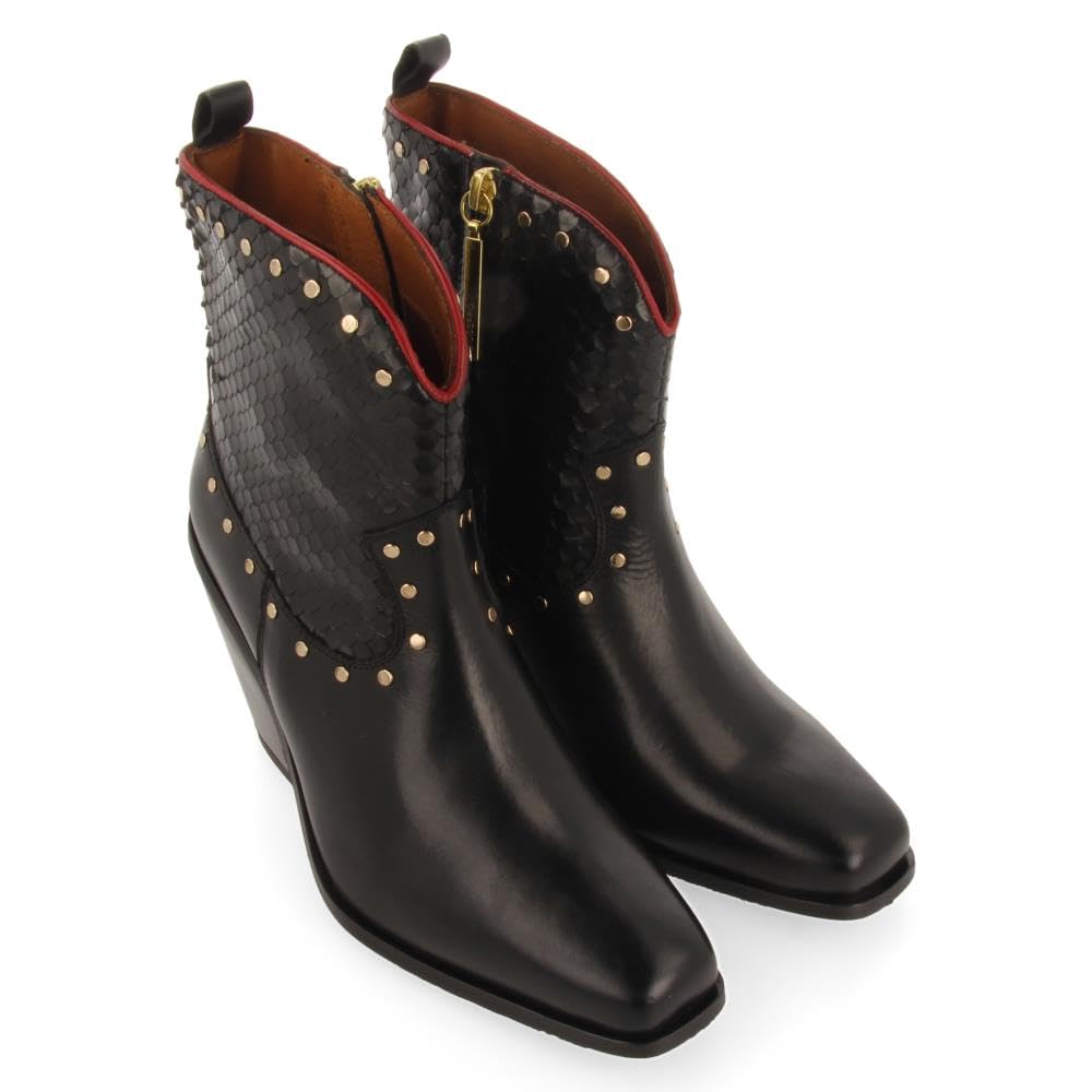 GIOSEPPO Botines Cowboy Piel TACÓN SAGERBY