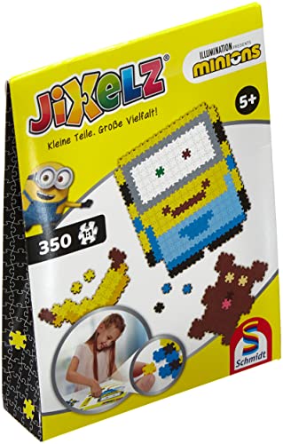 Preisvergleich Produktbild Schmidt Spiele 46107 Jixelz, Minions, 350 Teile, Kinder-Bastelsets, Kinderpuzzle