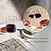 YARYOUNG 10 oz Square Wine Glasses Set of 6, Stemmed Wine Glasses for Red or White Wine, Glasses Drinking Set, Wedding, Anniversary, Housewarming Gifts, Dishwasher Safe