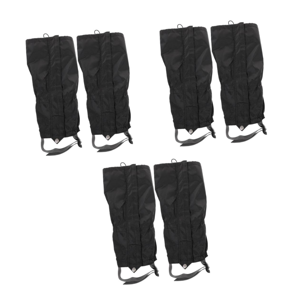 Toyvian Guêtres De Randonnée Imperméables Coupe Vent pour Activités Extérieures Protection Jambes Chaussures Eau Ajustables Légères