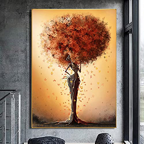 Peinture murale africaine abstraite pour insuffler de la joie et de la couleur dans votre intérieur