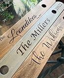 Couples Personalized Shot Board with Two Glass Shot Glasses. 2023 Unique Rustic Ski for Weddings, Bridal Shower Celebrations, Guest Book Alternatives, and Engagement Gifts. (Wedding Designs)