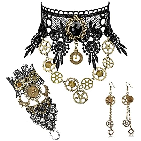 Collier et accessoires steampunk HOWAF Cover