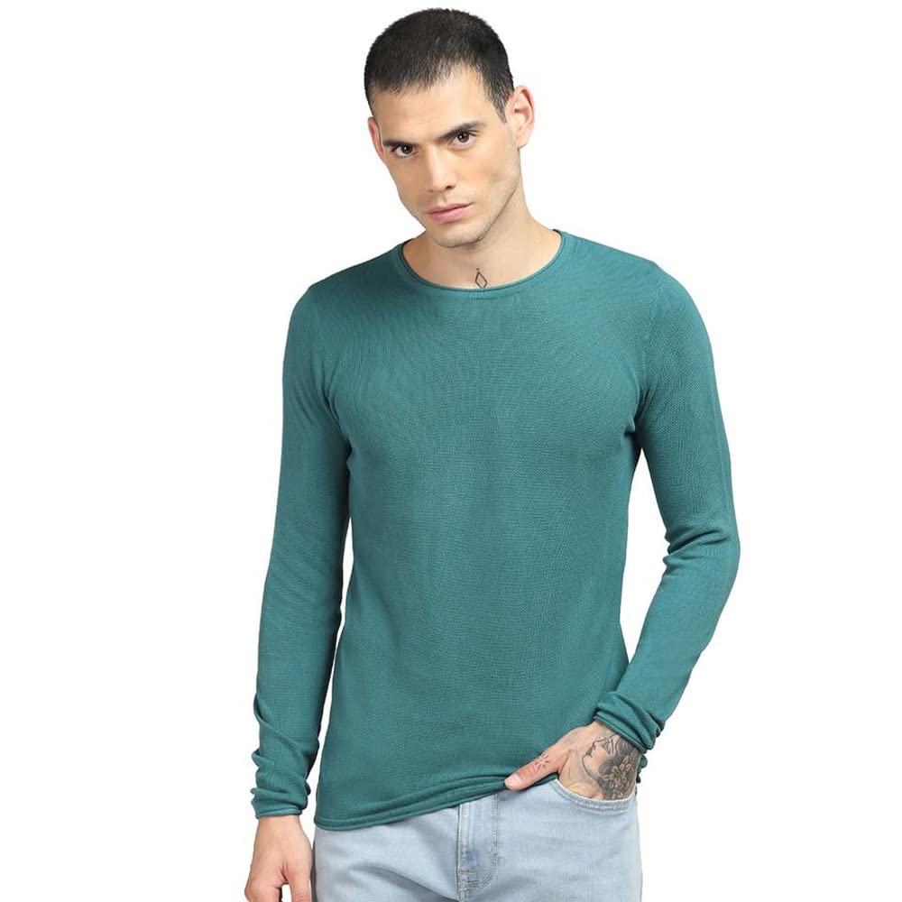 jack & jones Men's Cotton Round Neck Casual Sweater-picture-31