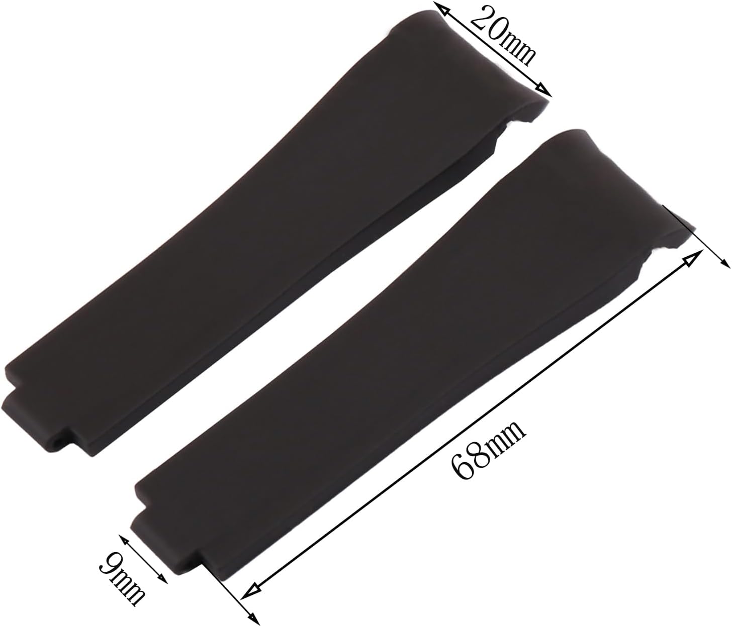 20mm Men's silicone watch strap for Rolex Daytona Outdoor Sports waterproof rubber watch bands wristband bracelet accessories for women's