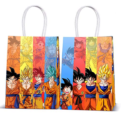 12 PCS Dragon Ball Birthday Party Goody Bags for Dragon Ball Theme Party Decorations Supplies