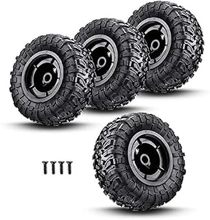 Parts & Accessories 4PCS MN-90 1/12 Rc Car Spare Parts Rubber Wheel Rim Tires Spare Part Accessories