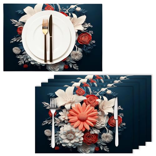 Set de table antidérapant lot de 6 pour protéger la table des taches