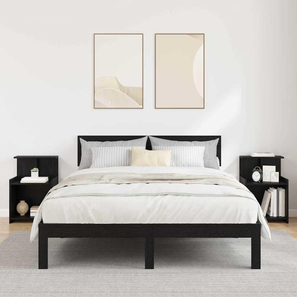 Mesitas de noche compactas para solucionar la falta de espacio y desorden junto a la cama