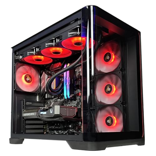 PJ DIGITAL STORE EGEMONE V2 - Pc gaming Ryzen 7 7800X3D, RTX 5070 12GB, Ram 32Gb Ddr5 6000Mhz, SSD NVMe 1000Gb, Dissipatore a Liquido 360mm, W11 Pro