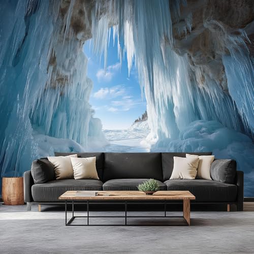 Blau Fototapete 3D Vliestapete, Wanddekoration mit 4D Effekt (200 x 140 cm (B x H) - Fantasie Geheimnisvoll...