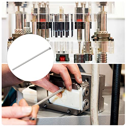 sourcing map 5Stk.Gerade Auswerferstifte 6mm(15/64) Durchmesser 65Mn Stahl 200mm (8)