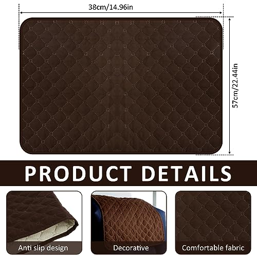 Fundas para reposacabezas de sofá protector antidecoloración y resistente al desgaste juego de 3 3