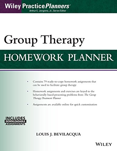 Group Therapy Homework Planner (Wiley Practiceplanners)