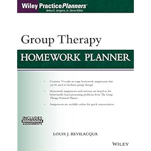 Group Therapy Homework Planner Paperback – July 5 2016