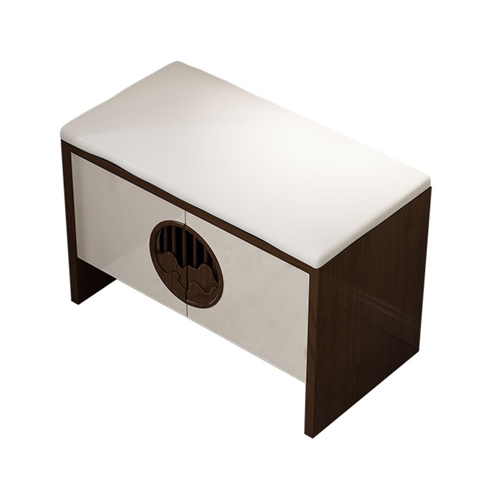 Shoe-Changing Stool at The Entrance Integrated Shoe Cabinet Seated Soft-Covered Shoe-Wearing Stool Entrance Porch Stool Length 60cm/70cm/80cm/90cm/100cm(80 * 34 * 45cm)