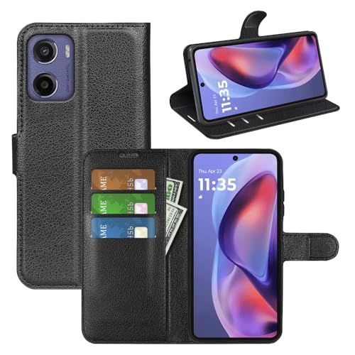 Fertuo Coque pour Motorola Moto E15 / G05, Antichoc Portefeuille Étui Housse en Cuir à Rabat Flip Cover Case avec Silicone Bumper, Porte Carte, Béquille, Boucle...