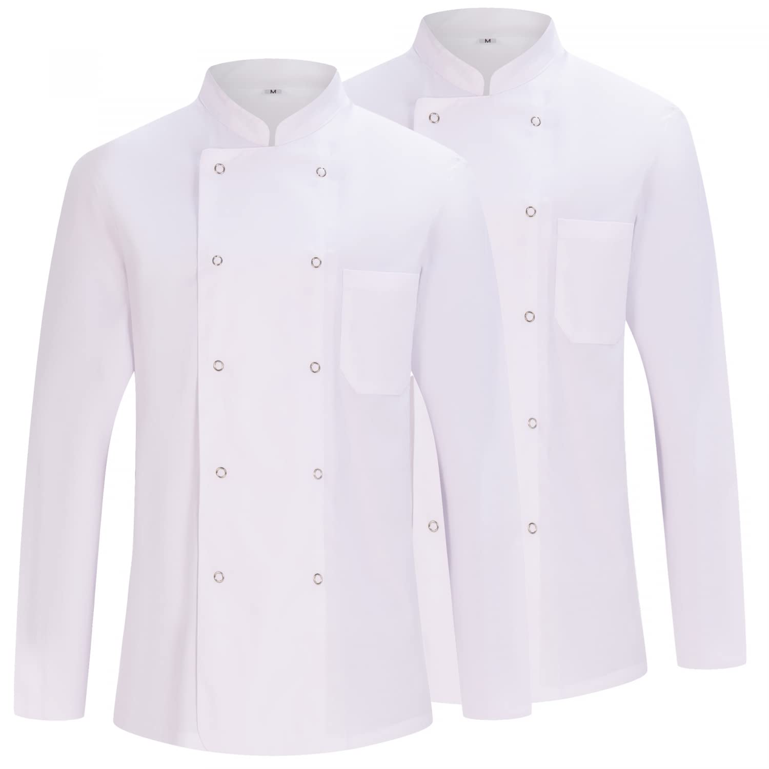 MISEMIYA - Pack 2 Einheiten -Herren Kochjacke - Herren Kochjacke - Hospitality Uniform - Ref.842