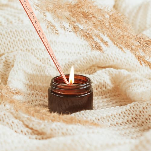 Calary 3 in 1 Candle Care Kit - Wick Trimmer, Snuffer & Dipper Set (Rose Gold) - Thumbnail 5