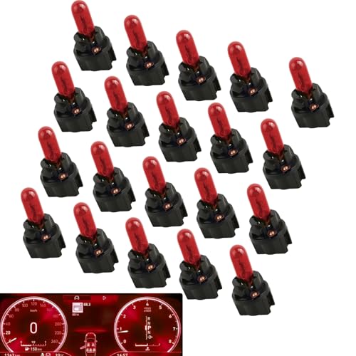 20 piezas bombillas halógenas T5 para tablero de auto miniatura 1