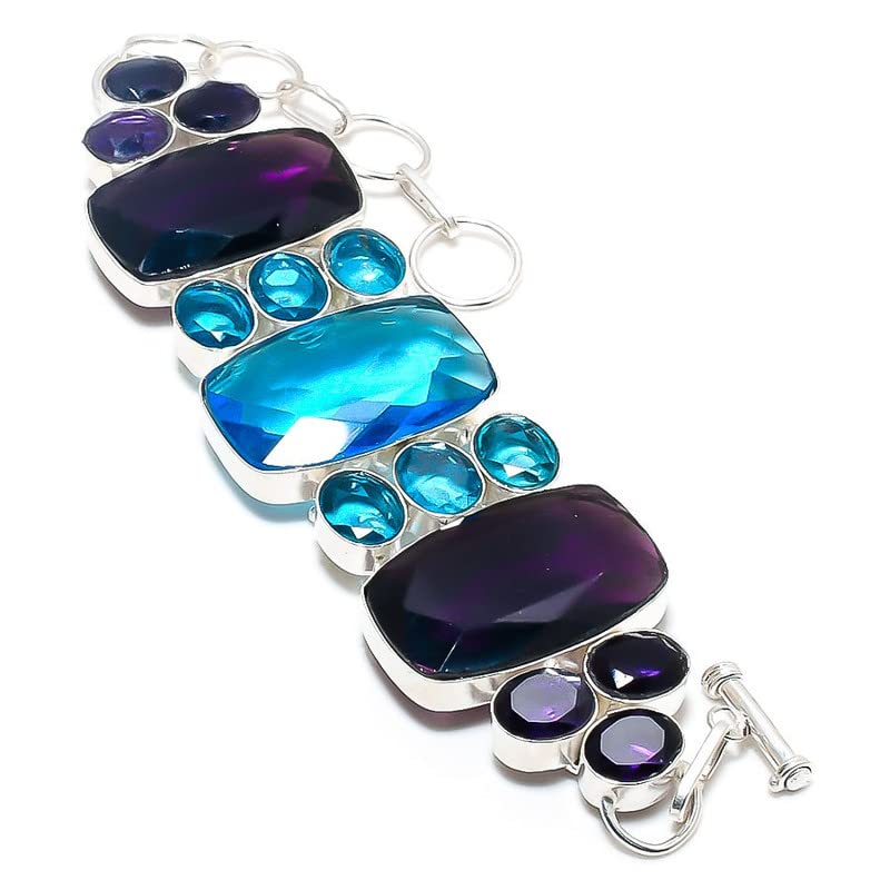 Bracelet améthyste quartz topaze pour sublimer vos tenues de soirée