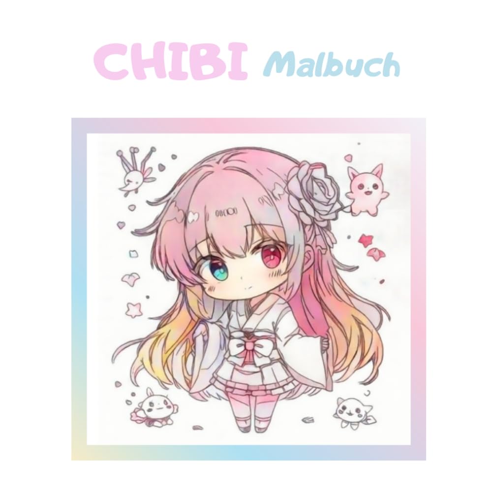 Chibi Malbuch – Süße Anime & Manga Figuren zum Ausmalen für Entspannung und Kreativität: Kawaii Malbuch für Jugendliche und Erwachsene | Japanisch inspirierte Ausmalbilder