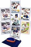 New York Islanders Cards: Ilya Sorokin, Mathew Barzal, Anders Lee, Brock Nelson, Bo Horvat, Noah Dobson, Kyle Palmieri ASSORTED Hockey Stars & GOATs Trading Card & Wristbands Gift Pack