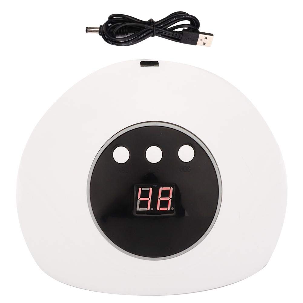 YHNNH, Lampa do suszenia paznokci 36 W, maszyna do utwardzania paznokci Żelowy lakier do paznokci Suszarka Narzędzie do manicure z inteligentną konstrukcją rozrządu do użytku w domu lub w salonie
