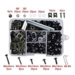 PLSUSJHAO-Motorcycle-Windscreen-Fairing-Bolts-Kit-Fastener-Clips-Bodywork-Screws-Compatible-with-Sportbike-Honda-Yamaha-Kawasaki-Suzuki-BMW-Mounting-Washers-Nuts-Screws