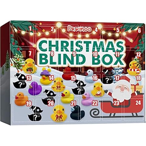 Duck Advent Calendar,24 Rubber Ducks Countdown Calendar,2022 Christmas Advent Calendar for Kids,Teen Christmas Gifts Cover
