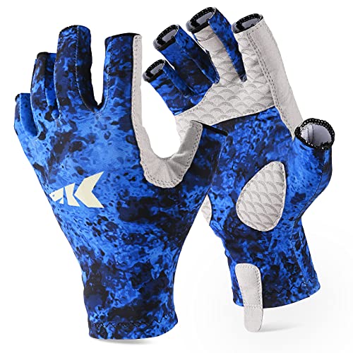 KastKing La Sal Fishing Gloves UPF50+ Sun Gloves...