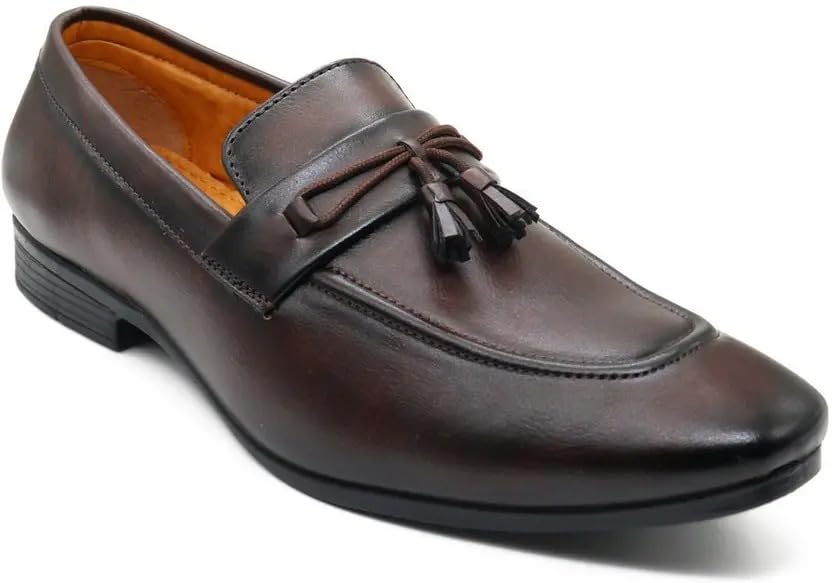 Men's Stylish & Comfortable with Soft Cushioned Insole | Hand-Stitched Design for Trendy | Loafer for Men-image-43