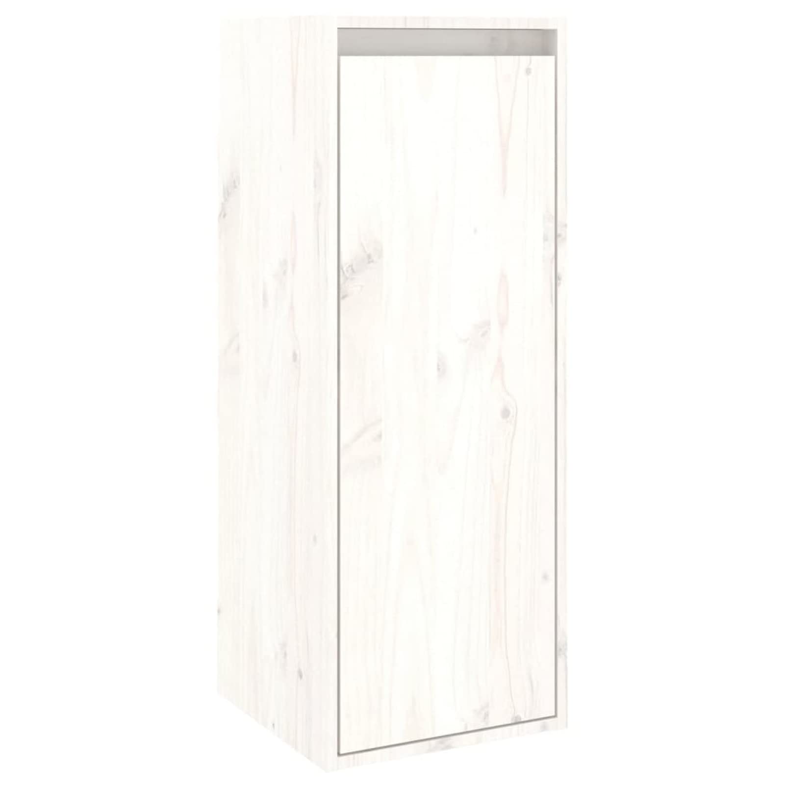 Juego de Soporte para TV de Madera de Pino - Muebles de Sala de Estar Blancos de 4 Piezas, Elegante Centro de Entretenimiento, Unidad de Pared para Sala de Estar, Muebles de TV contemporáneos -