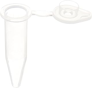 National Scientific SlickSeal CN064S-PS Polypropylene Pre-Lubricated MicroCentrifuge Tube, Sterile, 0.65ml Capacity, Natural (Case of 1250)