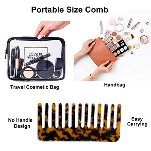 Peine Desenredante Grande x2 para Cabello Grueso y Rizado miniatura 4