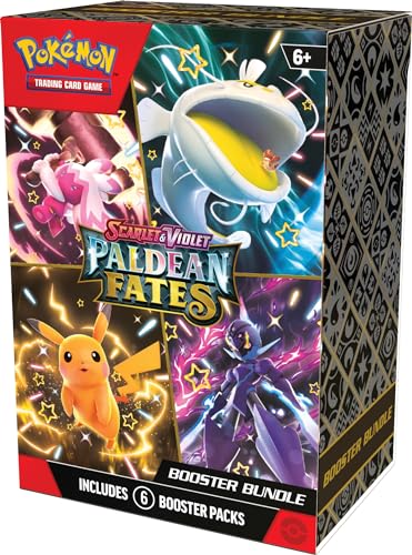 Pokémon TCG: Scarlet &amp; Violet—Paldean Fates Booster Bundle (6 Booster Packs)