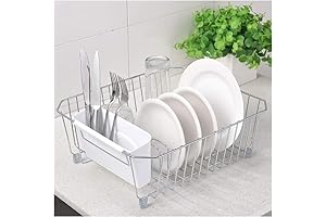 IIKEBANA In-Sink Dish Drying Rack for Kitchen