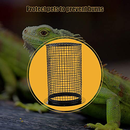 KUIDAMOS Reptile Box Runder Kleiner Verbrühschutz-Lampenschirm schutzkorb terrarium lampe Verbrühschutz-Netzabdeckung schutzkorb terrarium lampe Lámparas térmicas para terrarios