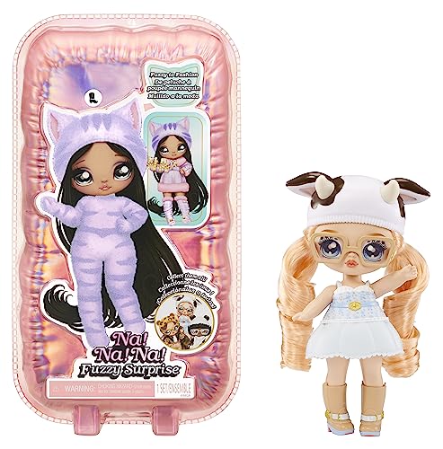 Muñeca Na! Surprise Fuzzy Cow Girl miniatura 1