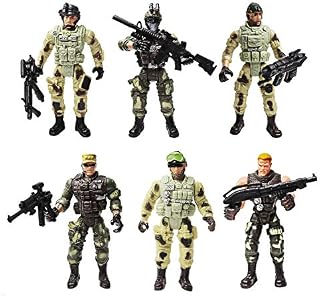 Soldier Action Figure Toy Army Men with Weapon Accessories/ SWAT Team Figure Military