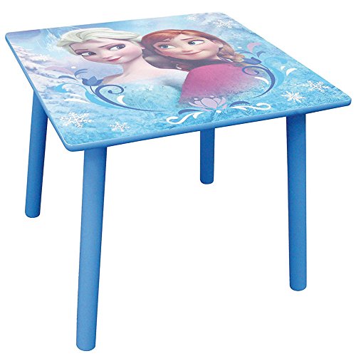 FUN HOUSE 712392 DISNEY Reine Des Neiges Table Carrée pour enfant H.44 X L.50 X P.50 CM