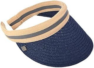 Women Golf Sports Visor - Sun Hat Beach Straw Summer Visors Cap