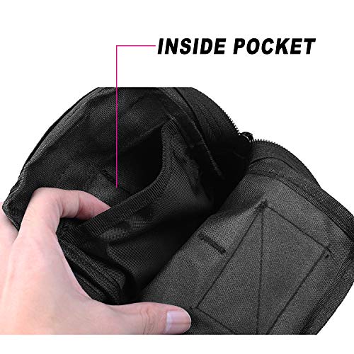 Amyipo Molle Pouch Multi-Purpose Compact Tactical Waist Bags Small Utility Pouch (Black Small Pouch -1) #TOP5