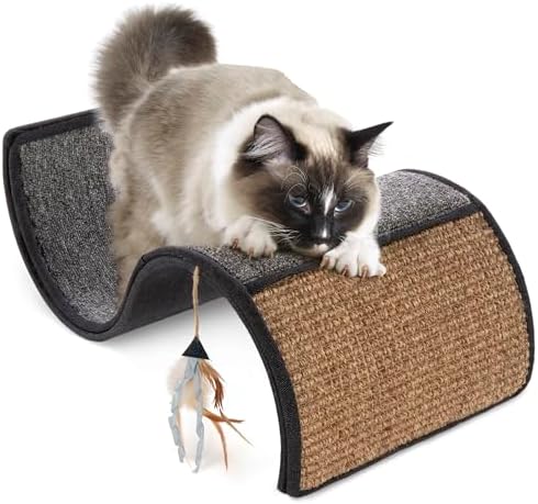Petlinks Dream Curl Carpet Cat Scratcher, Dual-Surface Cat Scratc...