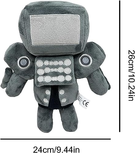 Biolory TKR-0019 Toilet Man Plush, Upgraded Titan Tv Man Stuffed Plush Doll Funny Soft Anime Toilet Boss Plush thumb #1