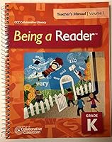 Being a Reader, Grade K Teacher's Manual, Volume 1 1610038088 Book Cover